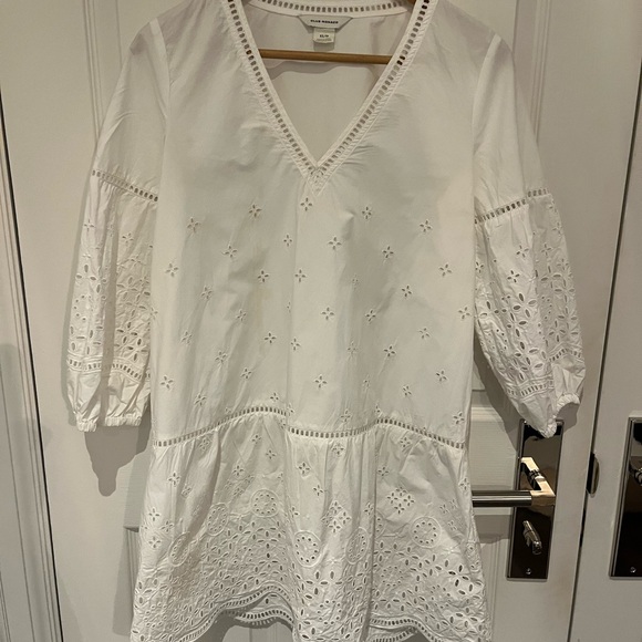 Club Monaco White Eyelet Dress - Picture 2 of 5